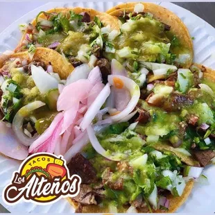 Tacos Al vapor de cabeza