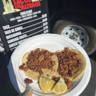 Pork tacos  IG: @AmyNsEats