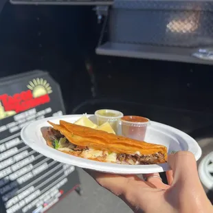 Quesobirria taco IG: @AmyNsEats