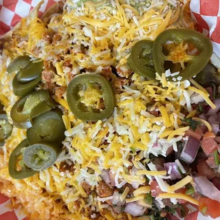 Pollo Asado Nachos (Grilled Chicken Nachos)