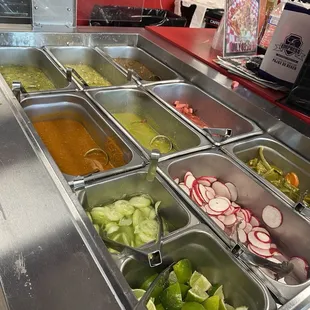 interior, salads