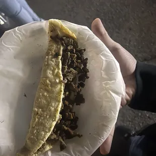 My hand is longer than it