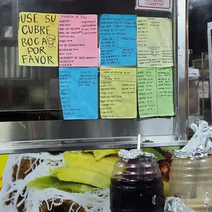 Masks required and social distancing in effect