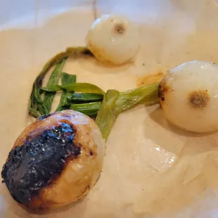A side of grilled onions.  Would I get them again?  No.
