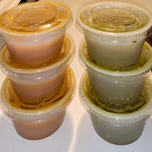 Red and Green Salsas
