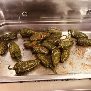 Grilled jalapeños, I like this... most places don&apos;t offer this anymore but they do and they are GOOD!