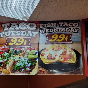 menus and prices
