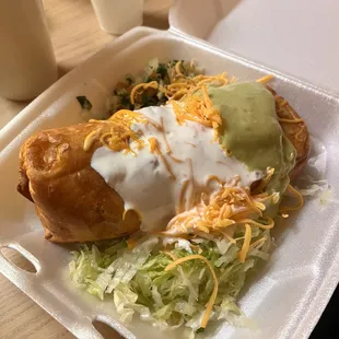 I&apos;m going to dream about this chimichanga.