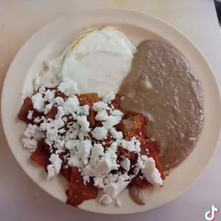 a plate of mexican food