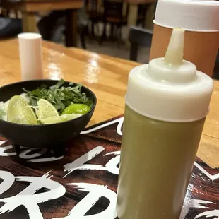 Condiments on the side