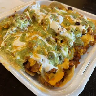 Al pastor nachos.