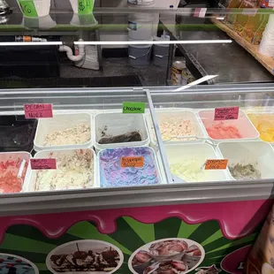 ice cream options