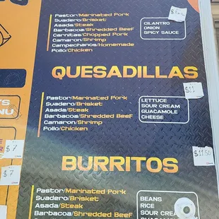 Only Pollo tacos left to try. All others  are delicious.