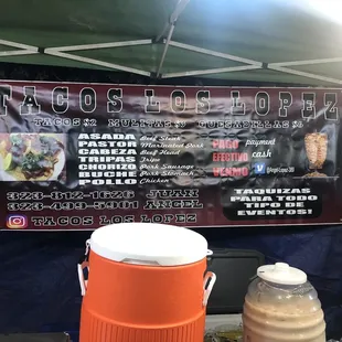 a menu for a mexican restaurant