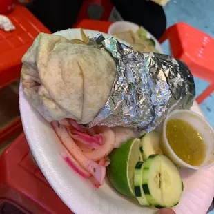 Asada burritos