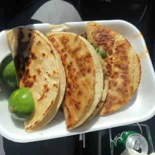 What their birria tacos look like. We got these crispy, like we do in TJ. Personally, we wouldn't return.