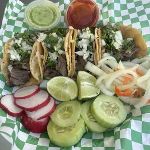 Tacos de cecina