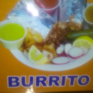 a burrrito sign