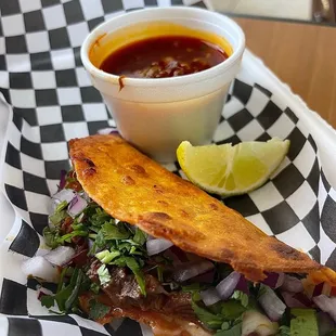 QuesaBirria taco
