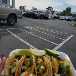Taco truck services for work today! Taco Tuesday with the best tacos