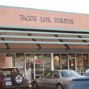 As seen from the parking lot