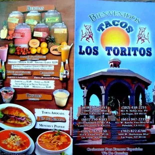 Tacos Los Toritos Menu 1