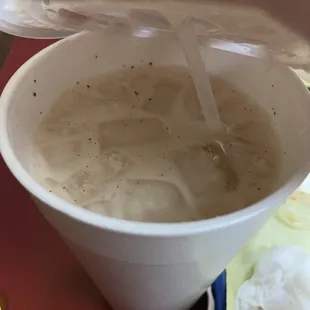 Horchata was refreshing