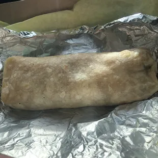 Take out chili relleno burrito