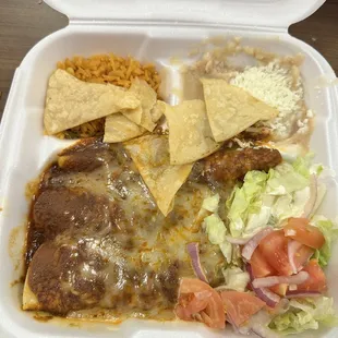 MOLE ENCHILADAS
