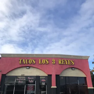 the front of the store