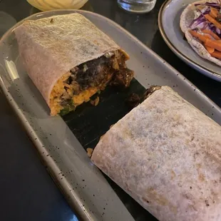 Steak burrito