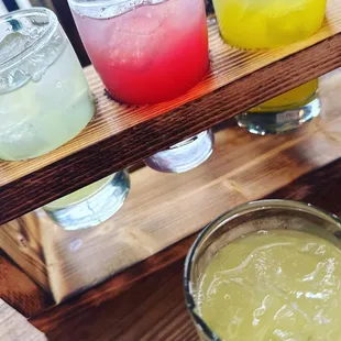 Margaritas flight from Abettor Brewery