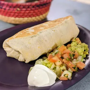 Special Fajita Pollo Burrito.