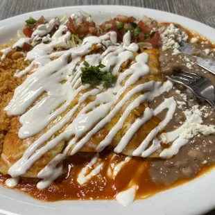 Green Chicken Enchilada