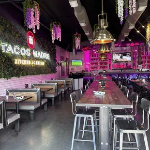 Inside restaurant