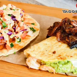 Fish taco and Gobernador