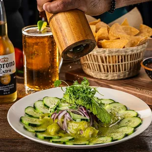Shrimp aguachile