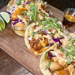 Our popular Fish Tacos