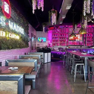 Inside restaurant