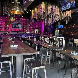 Inside restaurant