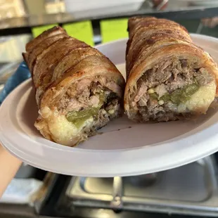 Burrito Burrito wrapped in bacon