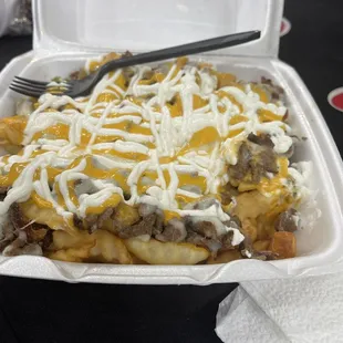 I literally had this left over after the 3 plates I ate lol