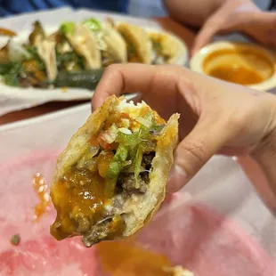 Quesadilla w salsa