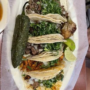 Asada, lengua, pastor, barbacoa