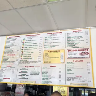 Menu February 2024