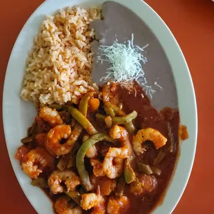 Camarones con nopales!
