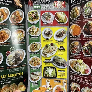 Menu - March 2024