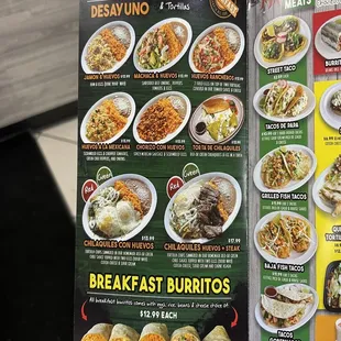 Menu - March 2024