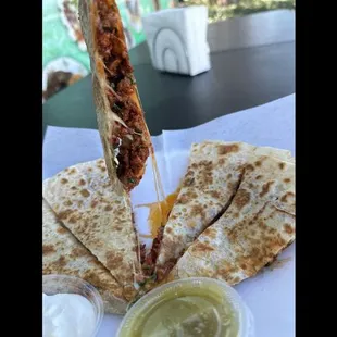 Quesadilla de chorizo