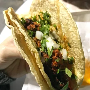 Chorizo taco